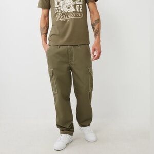 NWT True Religion Men's sz36 Kalamata Green Cargo Pants…